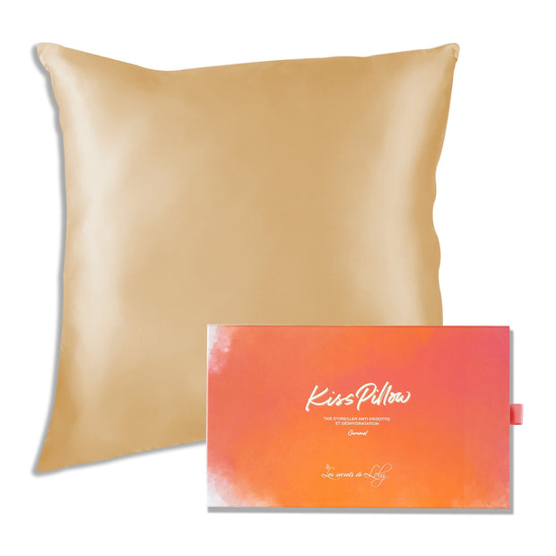 Kiss Pillow Caramel - Taie d'oreiller anti-frisottis