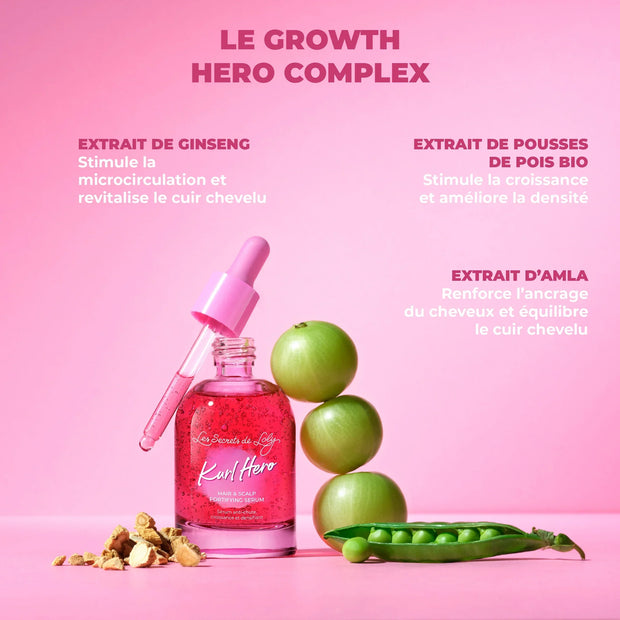 Kurl Hero - Sérum anti-chute, croissance et densifiant - 50ml