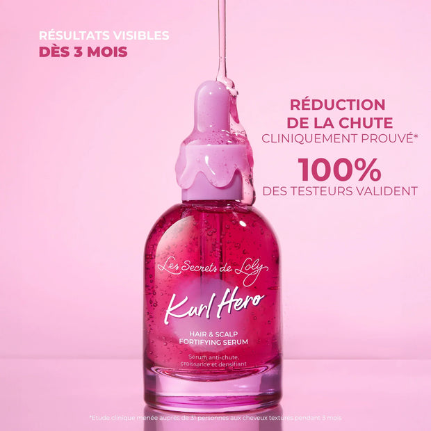 Kurl Hero - Sérum anti-chute, croissance et densifiant - 50ml